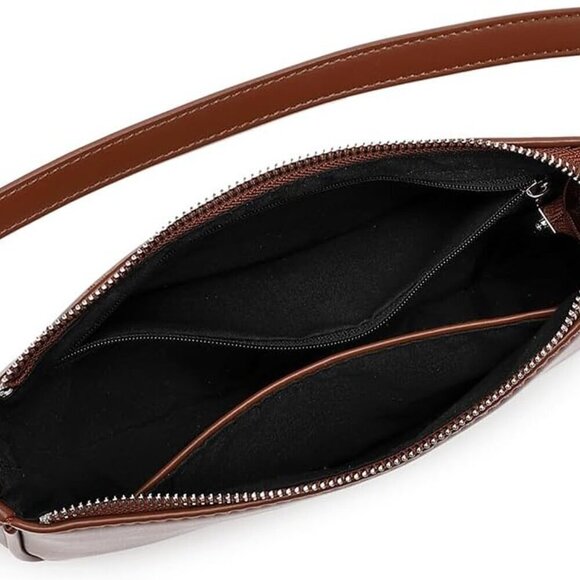 Small Purse for Women, Adjustable Shoulder Bags Crocodile Pattern Clutch Purse w - Picture 4 of 6